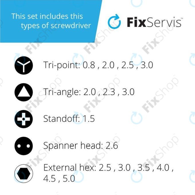Jakemy JM-8163 - Set de Unelte de service pentru service electronic 62v1