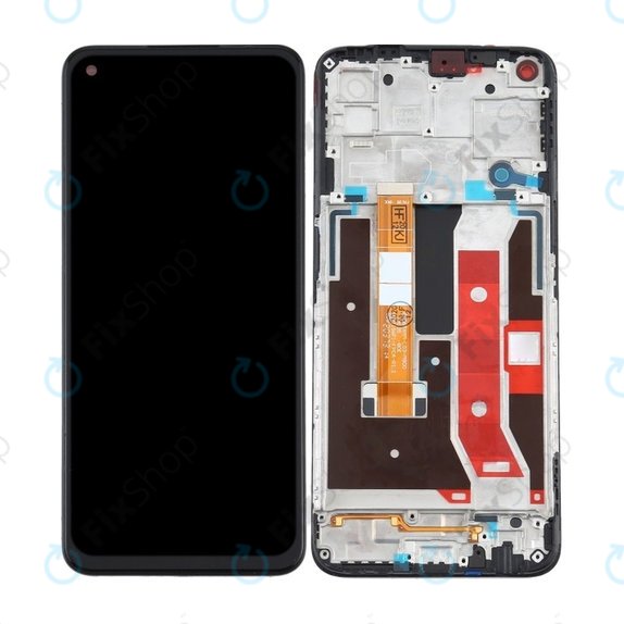 Oppo A72 - Ecran LCD + Sticlă tactilă + Ramă - REF-OPPOA7201BF Genuine Service Pack