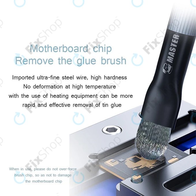 Mechanic - Perie din oțel pentru PCB/BGA pentru curățarea pad-urilor IC și îndepărtarea adezivului