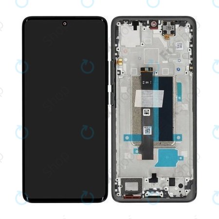 Xiaomi Redmi Note 13 Pro+ 23090RA98C - Ecran LCD + Sticlă Tactilă + Ramă (Midnight Black) - 560002N16U00 Genuine Service Pack