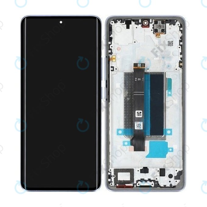 Xiaomi Redmi Note 13 Pro+ 23090RA98C - Ecran LCD + Sticlă Tactilă + Ramă (Aurora Purple) - 560003N16U00 Genuine Service Pack