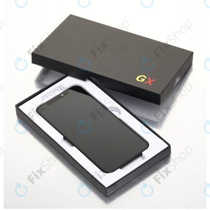 Apple iPhone XS Max - Ecran LCD + Sticlă Tactilă + Ramă Hard OLED FixPremium