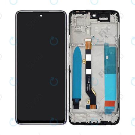 Infinix Hot 11S NFC - Ecran LCD + Sticlă Tactilă + Ramă (Polar Black) TFT
