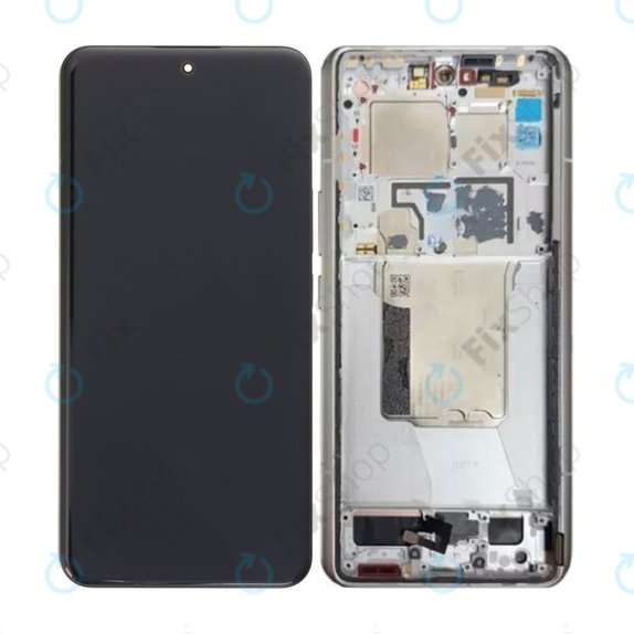 Xiaomi 14 Ultra - Ecran LCD + Sticlă Tactilă + Ramă (White) OLED