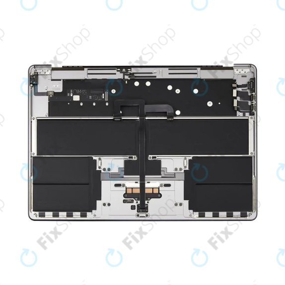 Ramă superioară tastatură pentru MacBook Air 15", A3114 (2024), cu tastatură US și baterie, Space Gray, 661-40266, Genuine Apple