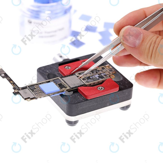 2UUL - Set de tampoane de protecție din silicon - 12 x 12 x 1.5mm (100buc)