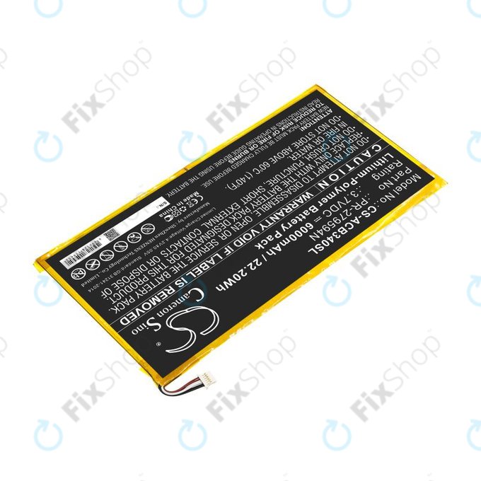 Baterie pentru Acer Iconia One 10 B3-A40, 6000mAh, Li-Pol, 3.7V, PR-279594N, HQ