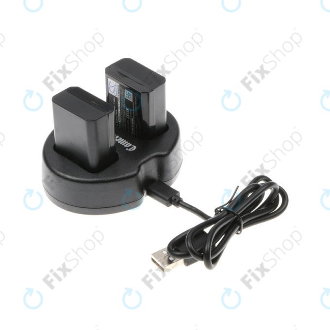 2 baterii cu încărcător pentruSony NEX-5, Alpha 7, NEX-7, 1030mAh, Li-Ion, 7.4V, NP-FW50, HQ