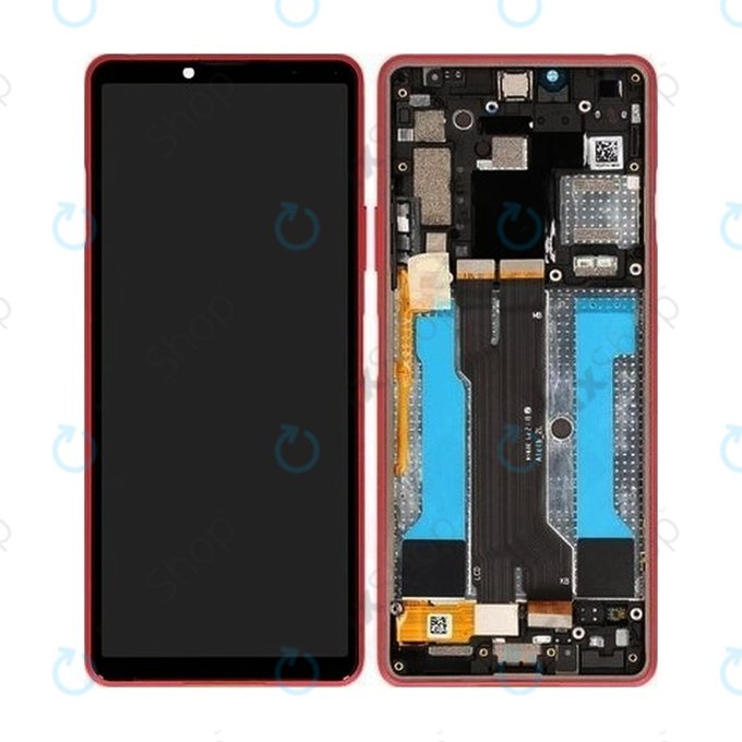 Sony Xperia 10 III - Ecran LCD + Sticla Tactilă + Ramă (Pink) - A5034095A Genuine Service Pack
