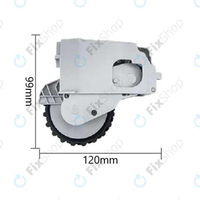 Xiaomi Dreame F9, Mi Robot Vacuum Mop (Mijia 1C), 2 Pro+ (Mijia 1T) - Roată cu Motor (Stânga) (Alb)