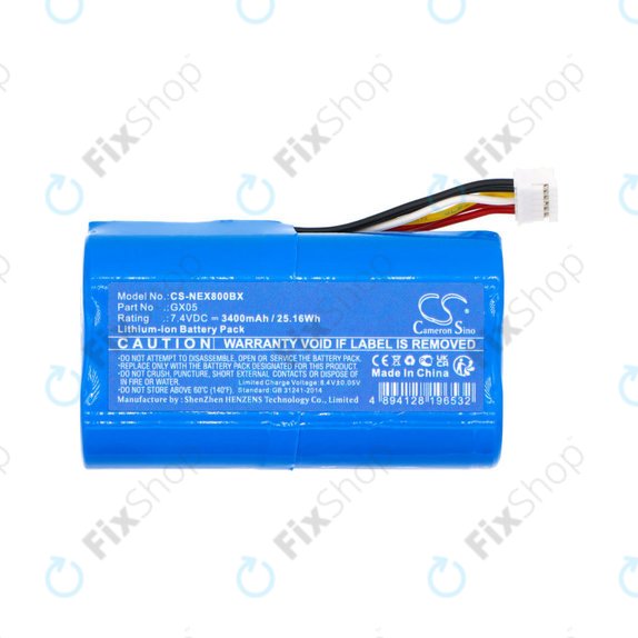 Baterie pentru NEXGO N86, 3400mAh, Li-Ion, 7.4V, GX05, HQ