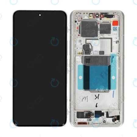 Xiaomi 14 Ultra - Ecran LCD + Sticlă Tactilă + Ramă (White) - 56000600N100 Genuine Service Pack