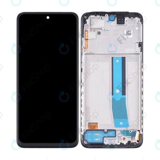 Xiaomi Redmi Note 11S 2201117SG 2201117SI - Ecran LCD + Sticlă Tactilă + Ramă (Black) OLED