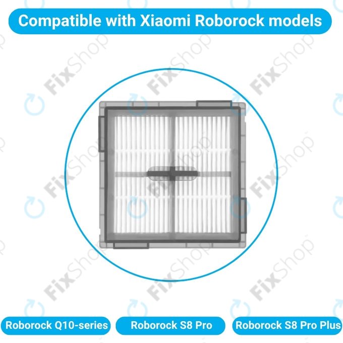 Filtru HEPA, 2 buc. pentru Xiaomi Roborock Q10-series, S8 Pro, S8 Pro Plus