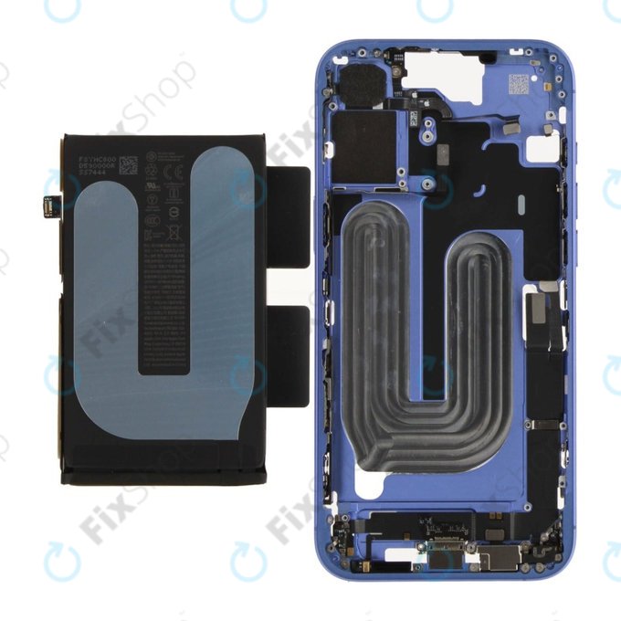 Ramă Mijlocie cu Baterie iPhone 16 Plus | Blue | ZD076-00687 | Genuine Apple