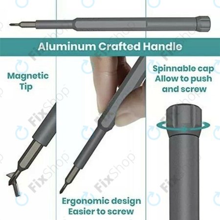 Xiaomi Mijia Wiha - Set complet de Șurubelnițe din aliaj de aluminiu 25în1