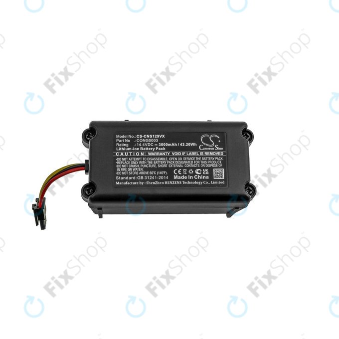 Cecotec Conga 1290, 1390, 1490, 1590 - Baterie CONG0003 Li-Ion 14.4V 3000mAh HQ