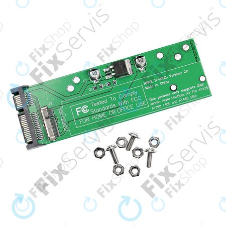 Apple MacBook Air 11" A1465, Air 13" A1466, Pro 13" A1425, Pro 15" A1398 (Mid 2012, Late 2012) - Adaptor SSD pe SATA
