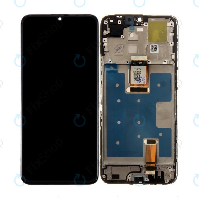 Honor X6a WDY-LX1 - Ecran LCD + Sticlă Tactilă + Ramă (Midnight Black) TFT