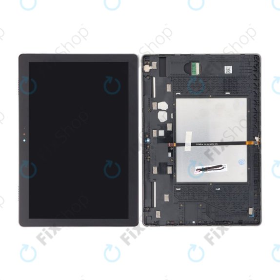 Lenovo Tab M10 TB-X605F, TB-X605N, TB-X605M - Ecran LCD + Sticlă Tactilă + Ramă (Black) TFT