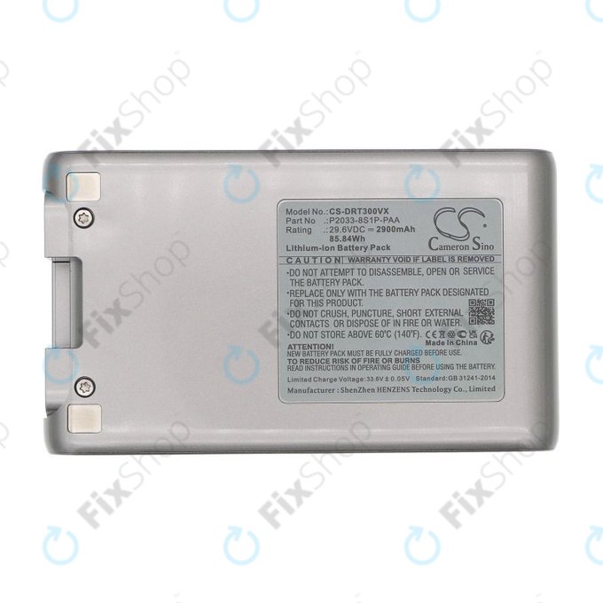 Baterie pentru Dreame T30, 2900mAh, Li-Ion, 29.6V, P2033-8S1P-PAA, HQ