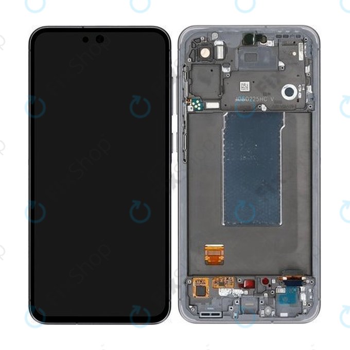 Samsung Galaxy A56 A566E - Ecran LCD + Sticlă Tactilă + Ramă (Awesome Graphite) - GH82-36829A Genuine Service Pack