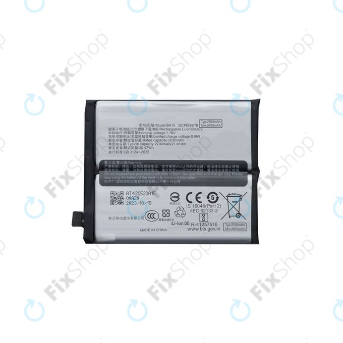 Vivo X100 Pro - Baterie BA15 5400mAh
