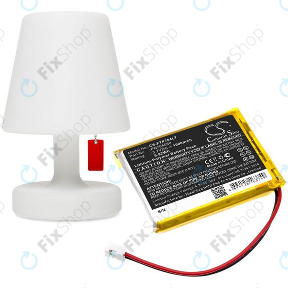 Baterie pentru Fatboy Edison the Petit, LED Table Lamp Edison, 1600mAh, Li-Pol, 3.7V, PN704050, HQ