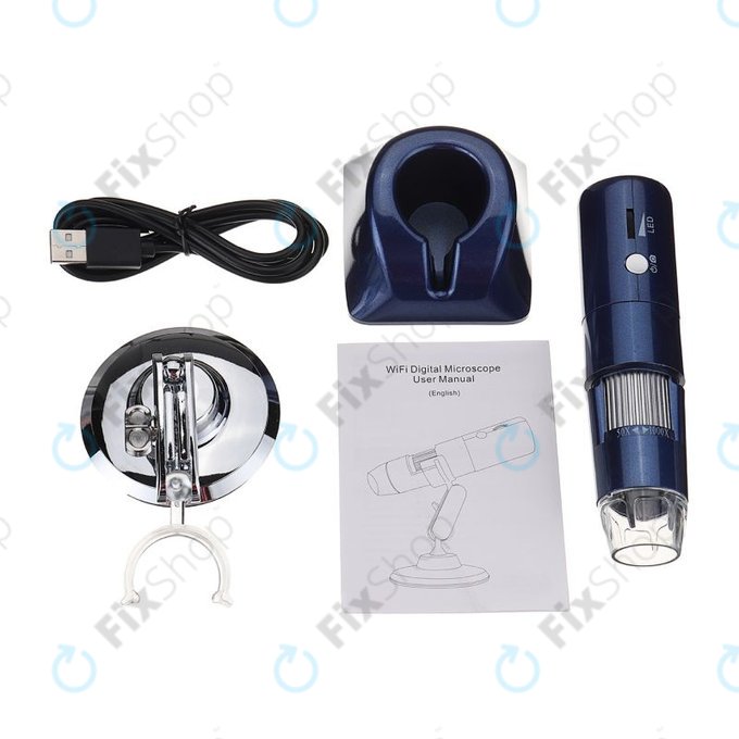 Wi-Fi Microscop digital portabil / Cameră / Lupa (1080p)