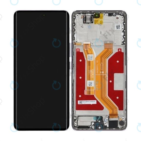 Honor Magic7 Lite - Ecran LCD + Sticlă Tactilă + Ramă (Titanium Purple) - 0235AMMP Genuine Service Pack
