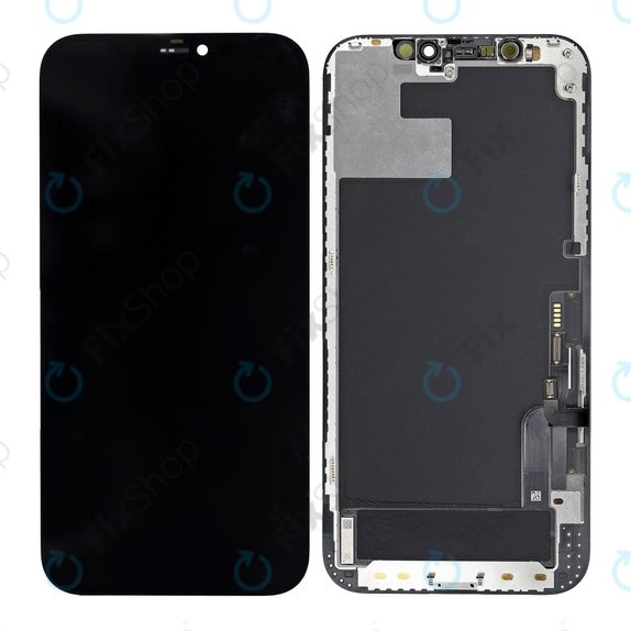 Ecran In-Cell HD+ pentru iPhone 12, 12 Pro, Sticlă tactilă cu ramă