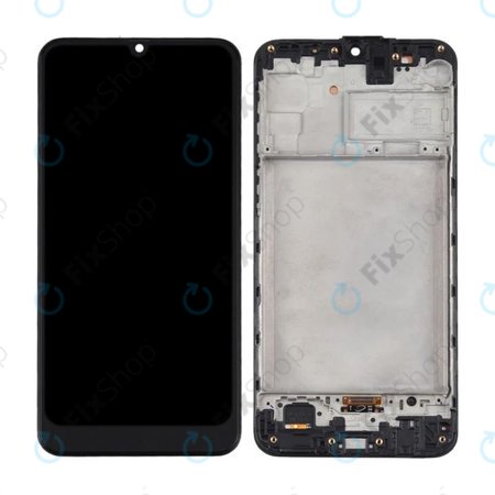 Samsung Galaxy M31 M315F - Ecran LCD + Sticlă Tactilă + Ramă (Space Black) TFT