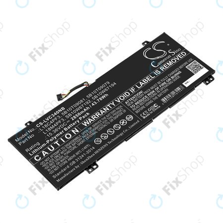 Baterie pentru Lenovo Ideapad C340, Ideapad Flex, 2850mAh, Li-Pol, 15.36V, L18C4PF3, HQ