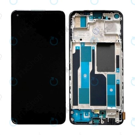 Realme 9 Pro Plus RMX3392 RMX3393 - Ecran LCD + Sticlă Tactilă + Ramă (Midnight Black) TFT