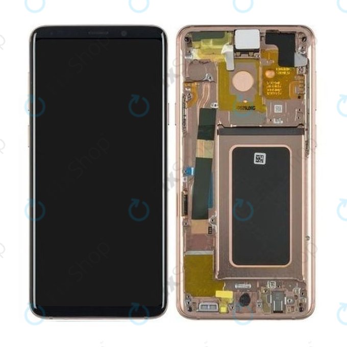 Samsung Galaxy S9 Plus G965F - Ecran LCD + Sticlă Tactilă + Ramă (Sunrise Gold) - GH97-21691E, GH97-21722E, GH97-21692E Genuine Service Pack
