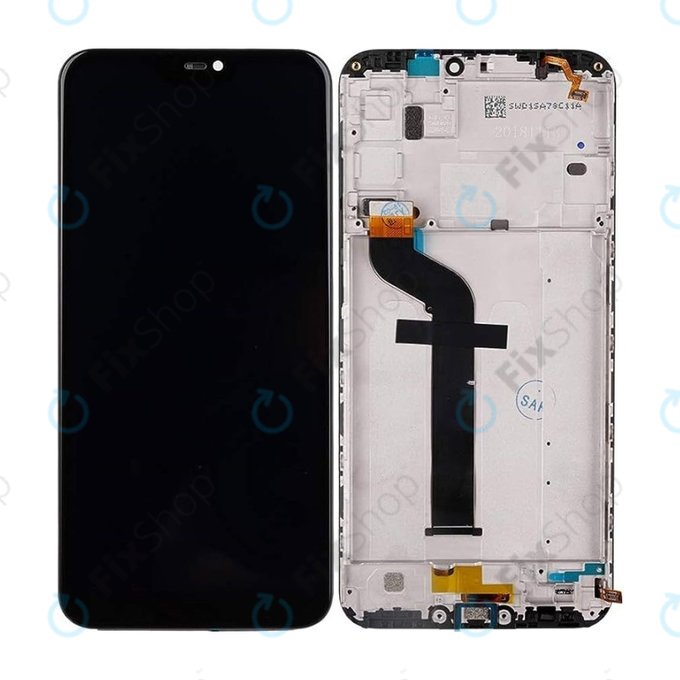 Xiaomi Mi A2 Lite (Redmi 6 Pro) - Ecran LCD + Sticlă Tactilă + Ramă (Black) TFT
