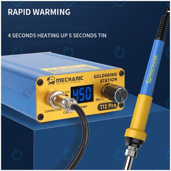 Mechanic T12 Pro - Statie de lipit digitală (Blue)