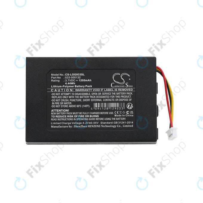 Baterie pentru Logitech G533, G933, 1200mAh, Li-Pol, 3.7V, 533-000132, HQ