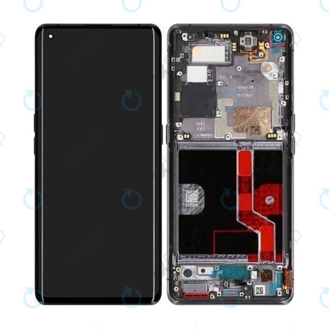 Oppo Find X2 Pro - Ecran LCD + Sticlă Tactilă + Ramă (Black) - 4903839 Genuine Service Pack