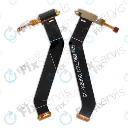 Samsung Galaxy Tab 2 10.1 P5100, P5110 - Conector de Încărcare + Cablu flex - GH59-12378A Genuine Service Pack
