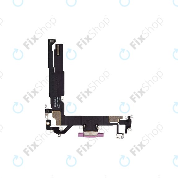 Apple iPhone 16 - Conector de Încărcare + Cablu Flex (Pink)