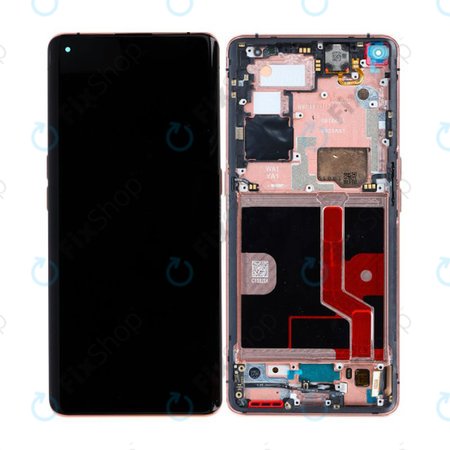 Oppo Find X2 Pro - Ecran LCD + Sticlă Tactilă + Ramă (Orange) - 5D68C21151 Genuine Service Pack