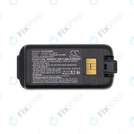 Baterie pentru Intermec CK3, CK3A, CK3X, CK3R, CK3C, CK3C1, CK3N, 5200mAh, Li-Ion, 3.7V, 318-034-001, HQ