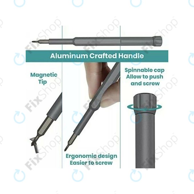 Xiaomi Mijia Wiha - Set complet de Șurubelnițe din aliaj de aluminiu 25în1