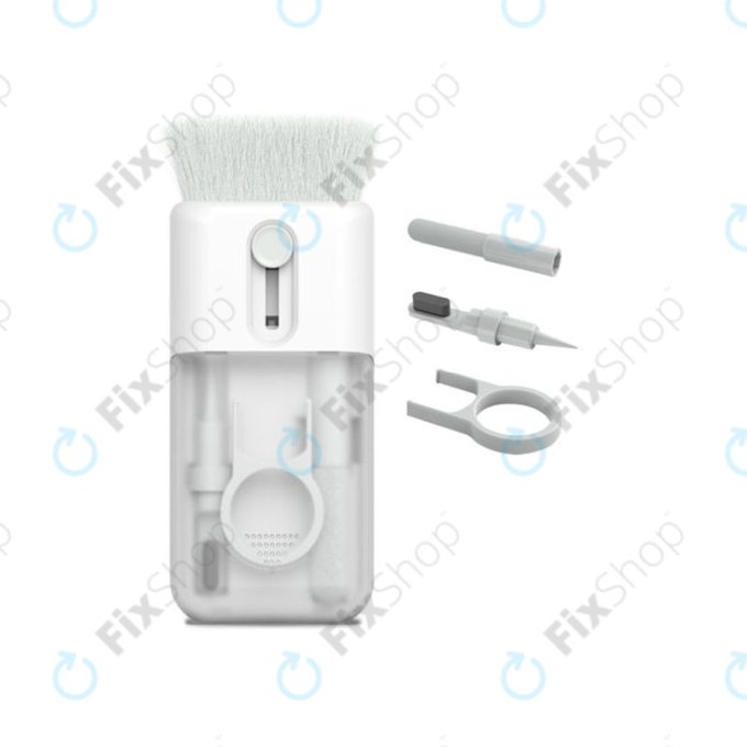 Instrument de curățare multifuncțional cu extractor de chei și cârpă, 6 în 1