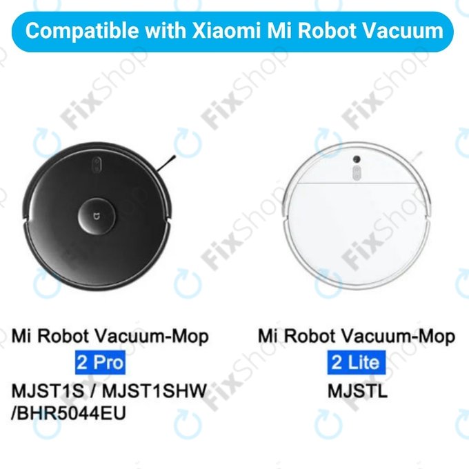 Set de piese de schimb pentru Xiaomi Mi Robot Vacuum Mop 2 Pro, 2 Lite (1x Perie principală, 2x Filter, 2x Perie laterală, 2x Mop)
