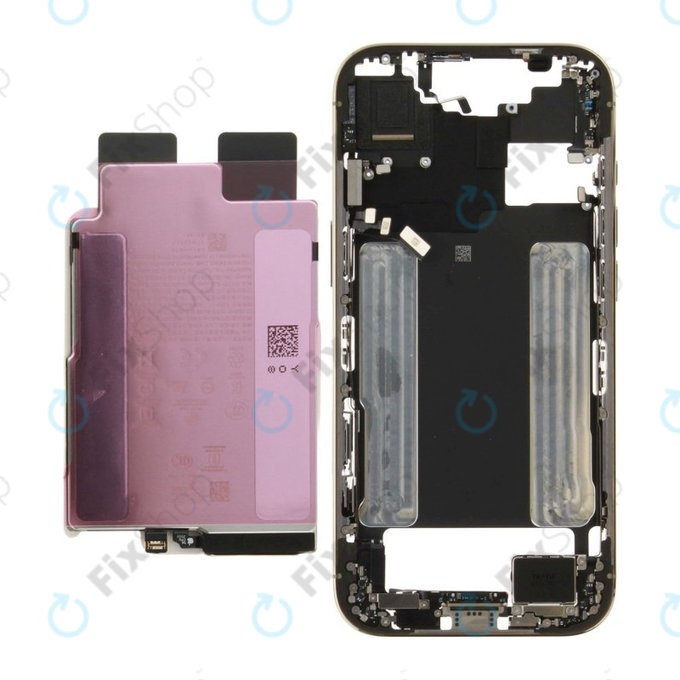 Ramă Mijlocie cu Baterie pentruiPhone 17 Air | Gold | ZD076-00718 | Genuine Apple