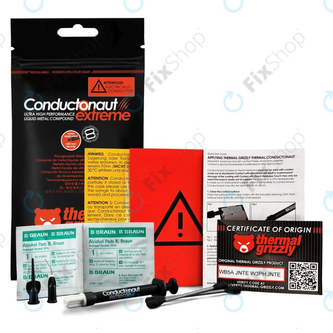 Metal lichid 1g, Thermal Grizzly Conductonaut