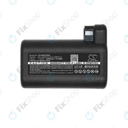 AEG RX-series, Electrolux E, P-series - Baterie S91-0400410-SU2, OSBP72LI, OSBP72LI25 Li-Ion 2000mAh HQ