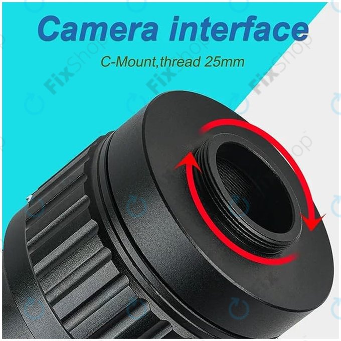 Adaptor CTV 1X pentru Microscop Trinocular, C-Mount